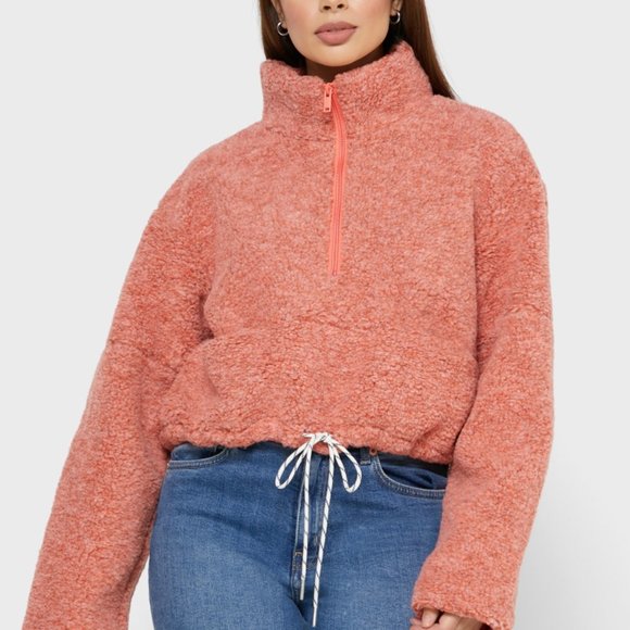 French Connection Anahi Zip Detail Fleece Sweater - Picture 9 of 9
